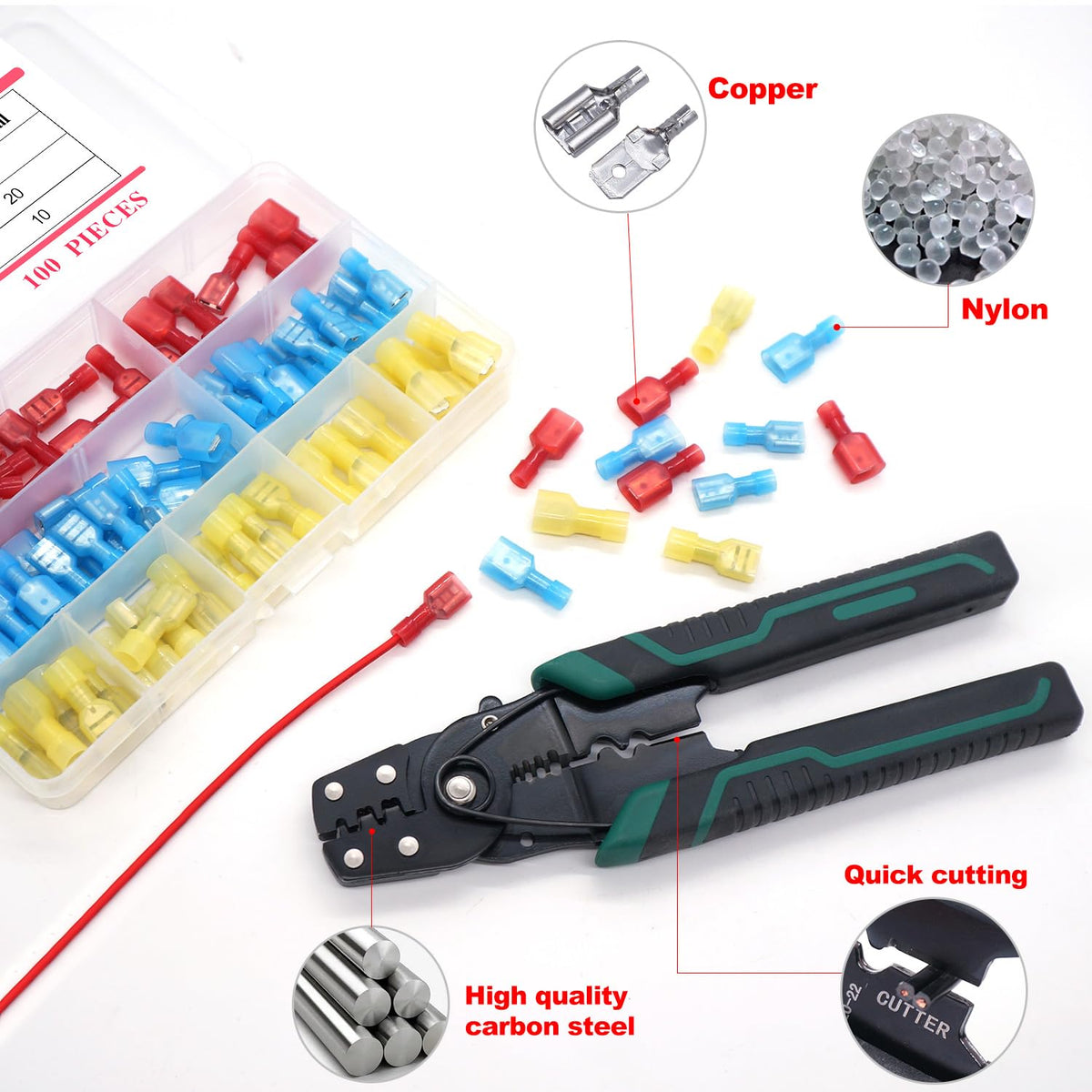 Twidec ready-to-use kit demonstrated for automotive, marine, and home wiring tasks.