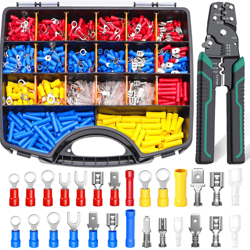 Twidec wire connectors kit box organized for quick access and transport