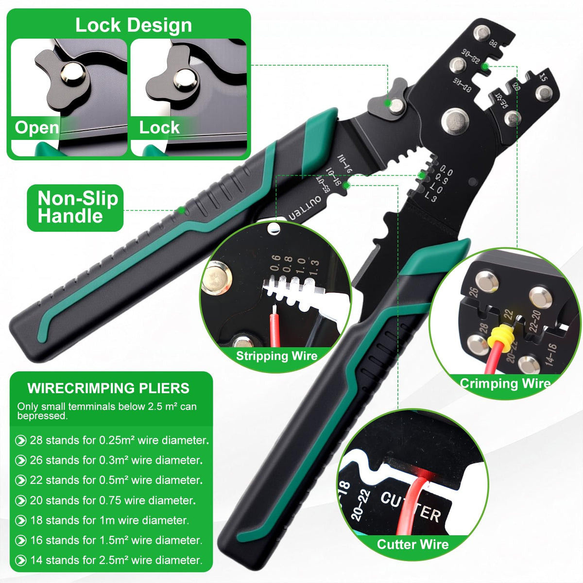 Twidec buckle-design terminals keep pins securely seated in plugs.