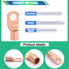 Twidec copper cable end connector close-up showcases quality material and fit.