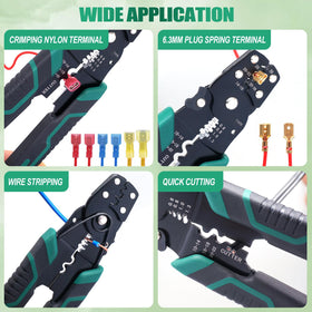 Twidec blue 16-14awg insulated connectors for clean DIY electrical work.