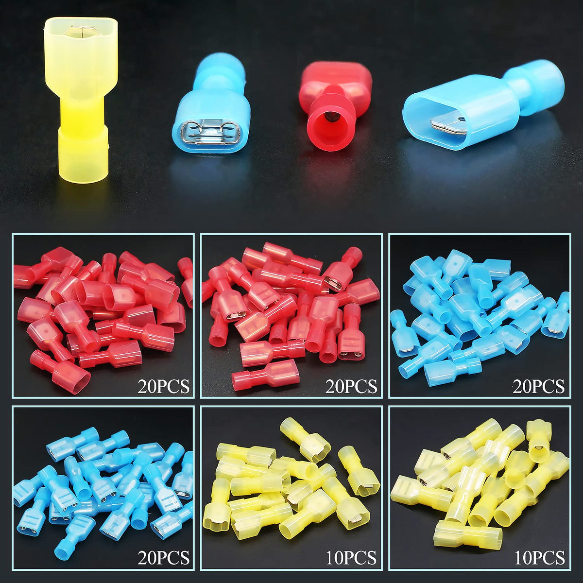 Twidec compact plastic case stores all connectors and tools neatly.