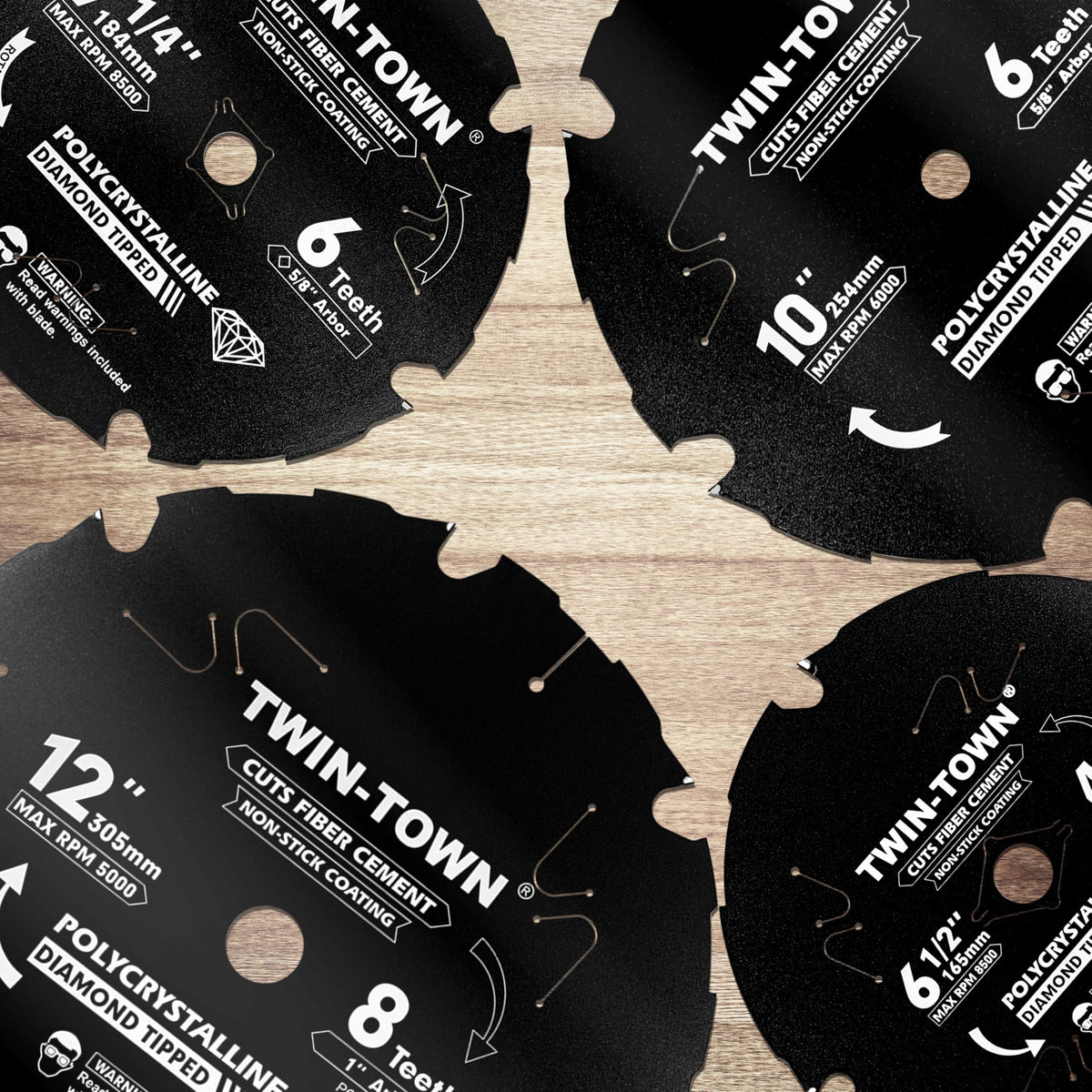 TWIN-TOWN anti-stick coated PCD blade ready for tough materials