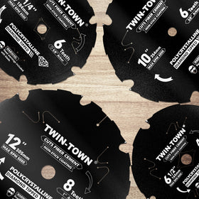 TWIN-TOWN anti-stick coated PCD blade ready for tough materials