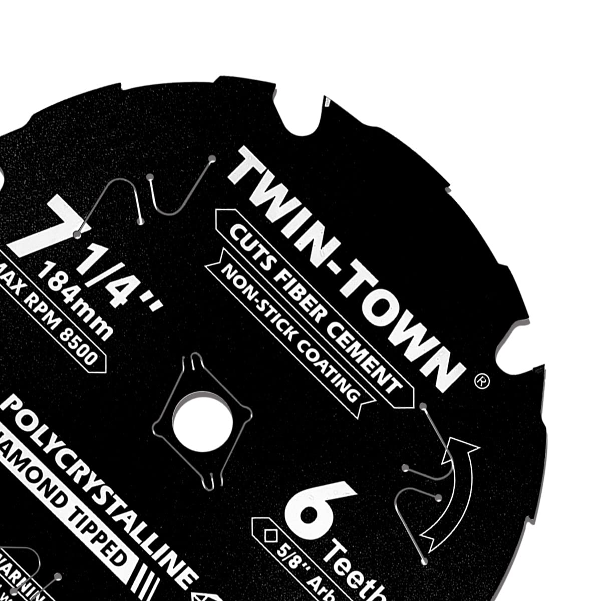 TWIN-TOWN diamond tipped blade showcasing long cutting life
