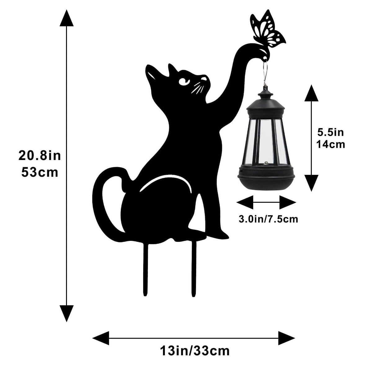 Twinbling housewarming gift cat decor brings whimsical charm to patios and gardens.
