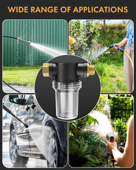 Twinkle Star inline connection for pressure washers and outdoor faucets