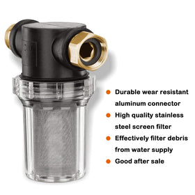 Twinkle Star quick-install setup for easy garden hose filtration