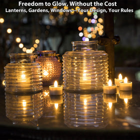 TWINKVILLA garden-light warm-white-flame-free ambiance for gatherings