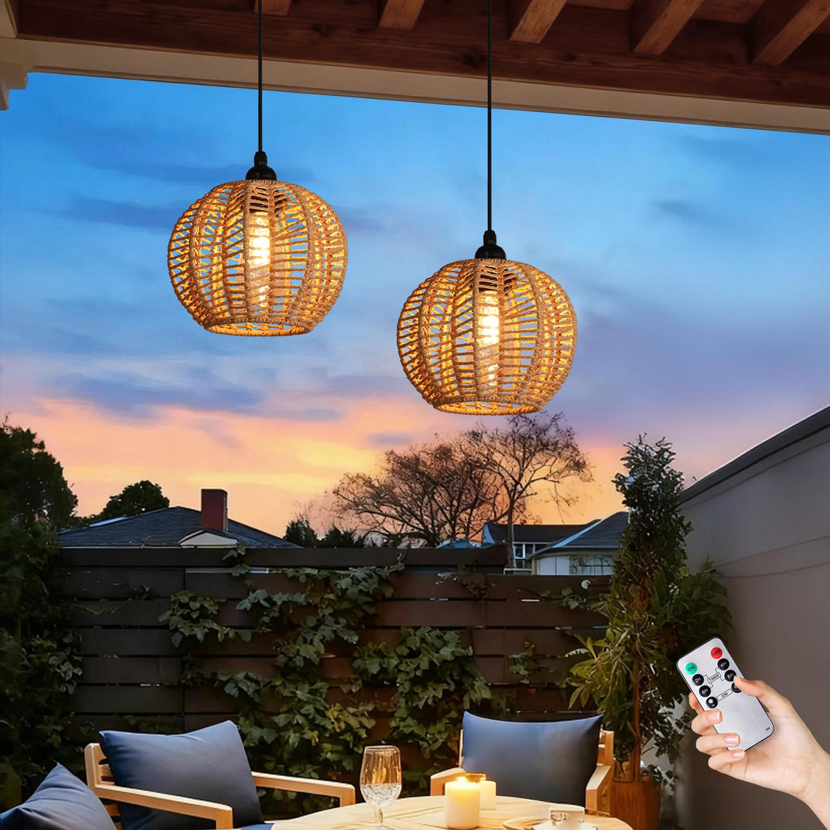 twinkvilla battery operated chandelier for outdoor illumination with wireless convenience