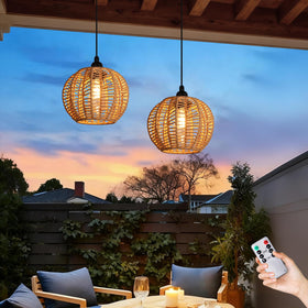 twinkvilla battery operated chandelier for outdoor illumination with wireless convenience
