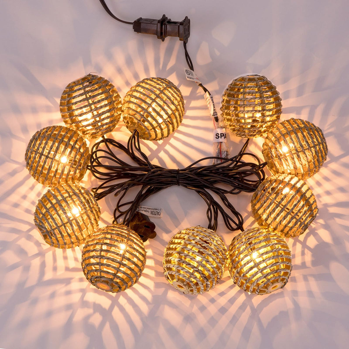 TWINKVILLA boho patio vibe lights ideal for garden gatherings and pergolas
