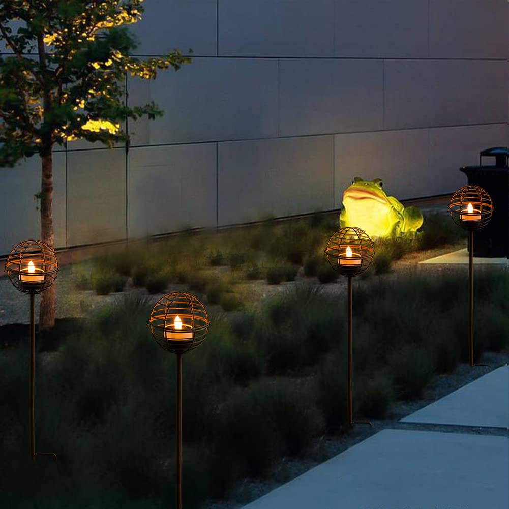 TWINKVILLA easy installation for paths and porches, no wiring needed
