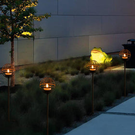 TWINKVILLA easy installation for paths and porches, no wiring needed