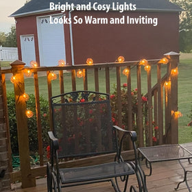 TWINKVILLA energy-efficient bulbs reduce power use while maintaining inviting ambiance