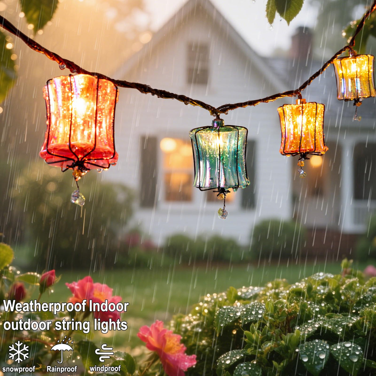 TWINKVILLA low-watt bulbs save energy while providing a soft glow.