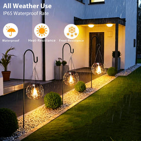 TWINKVILLA patio garden pathway illumination enhances safety and ambiance after dark.