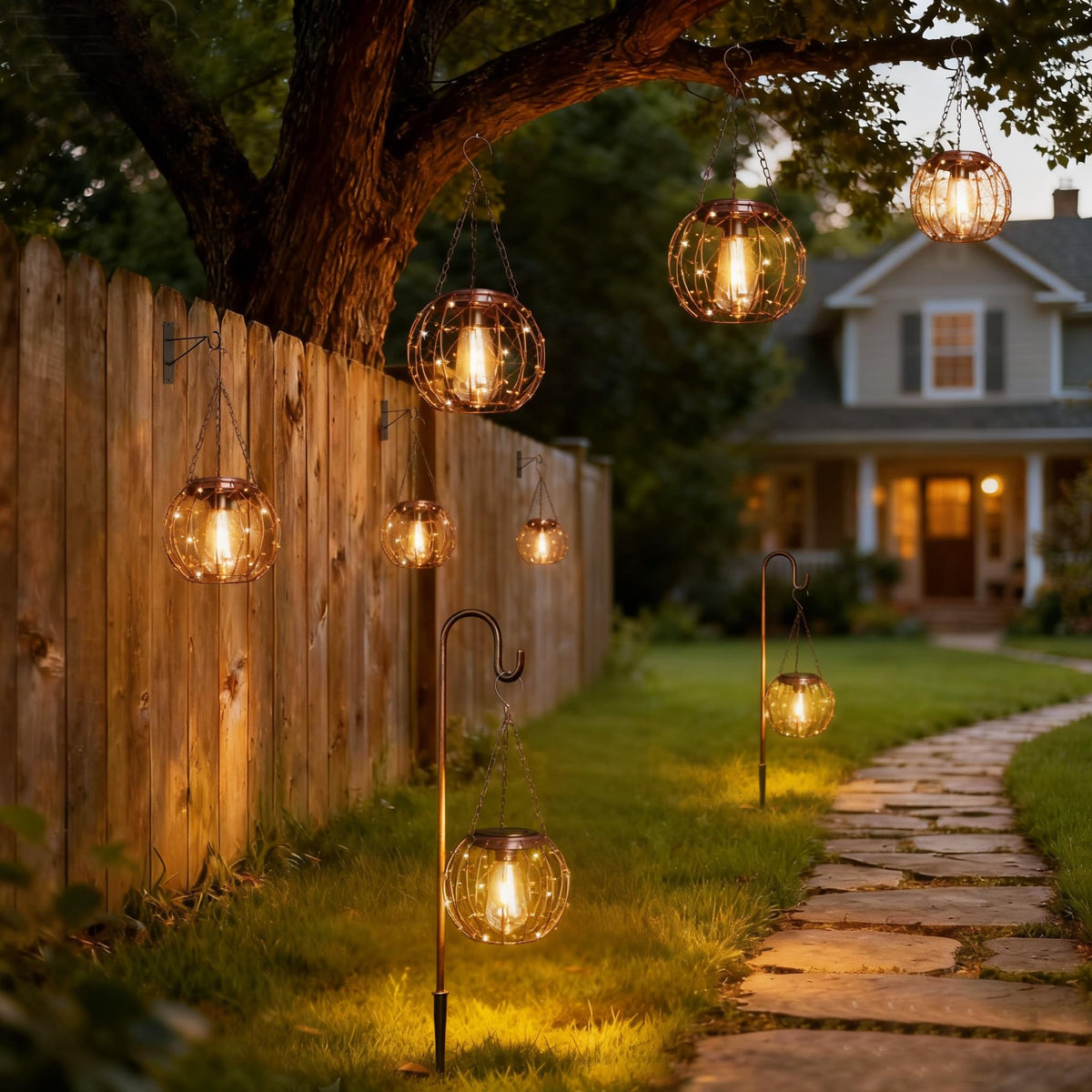 TWINKVILLA pergola decor light creates magical evenings under outdoor shading.