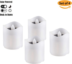 TWINKVILLA rechargeable-tea-light-patio provides easy dusk-to-dawn lighting.