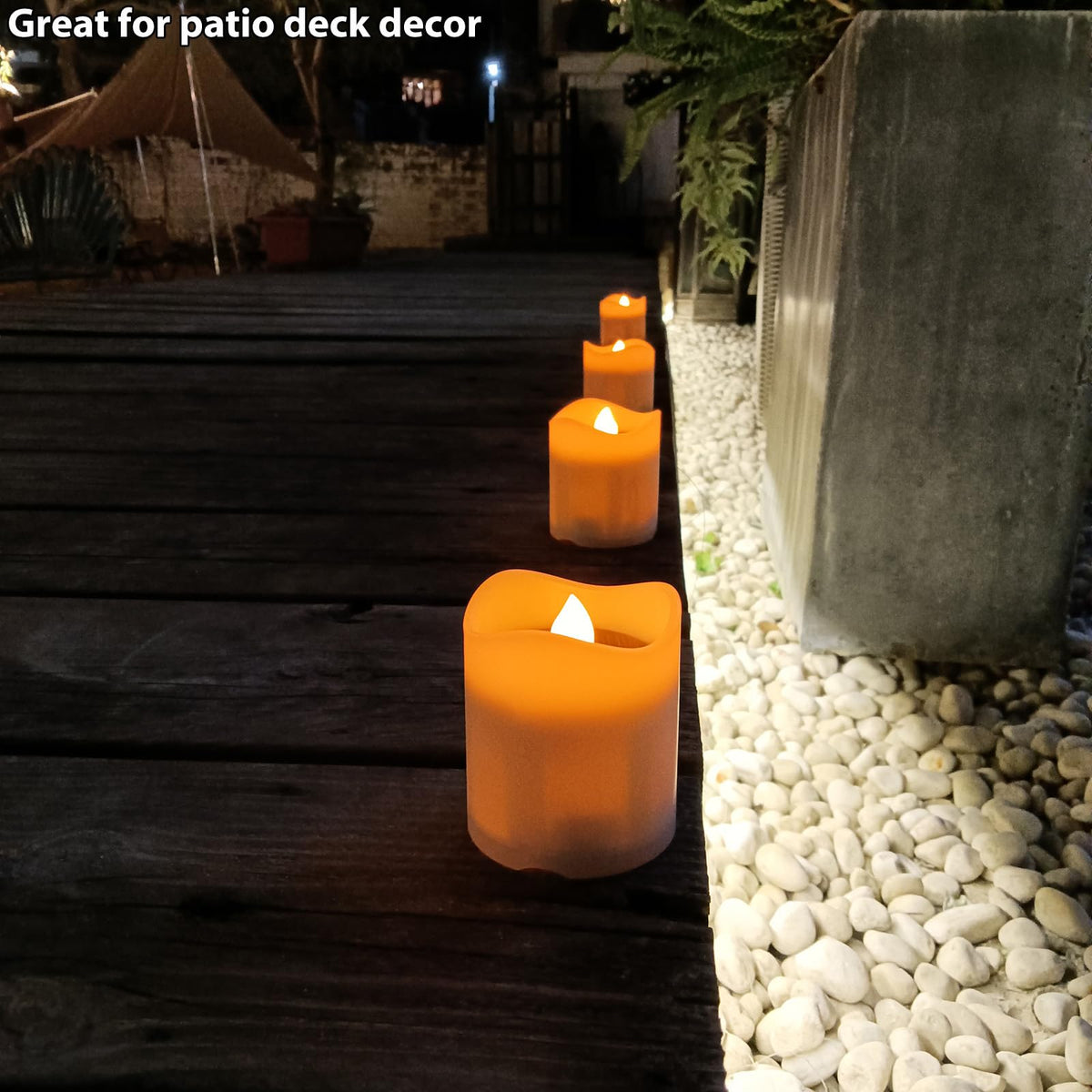 TWINKVILLA window-pathway-light-candle enhances safety and charm.