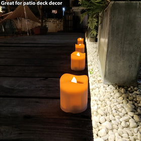 TWINKVILLA window-pathway-light-candle enhances safety and charm.