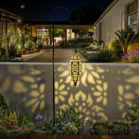 Twinkya decorative lantern enhancing yard and walkway with warm light