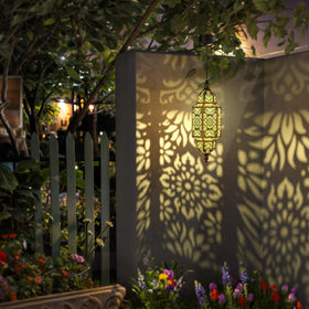 Twinkya outdoor lanterns in gold finish brighten pathways with subtle charm.