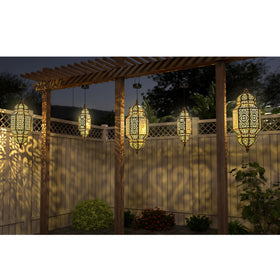 Twinkya solar powered lantern lights automatically at night for hands-free ambience
