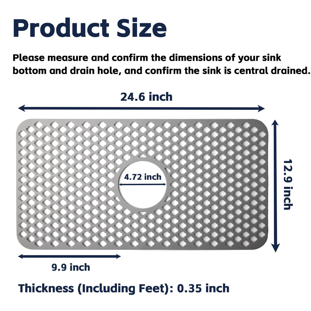 TwinnekYR silicone sink mat noise reduction; minimizes clatter