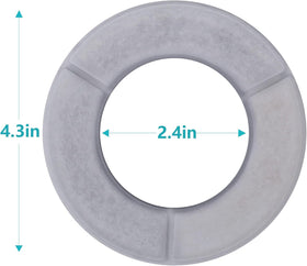 Twinsing filter material showing activated carbon and ion exchange components.