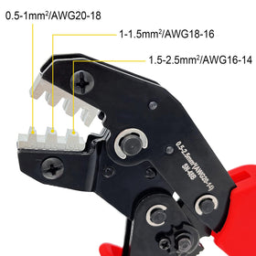 Twippo crimping tool open-barrel compatibility for secure connectors.
