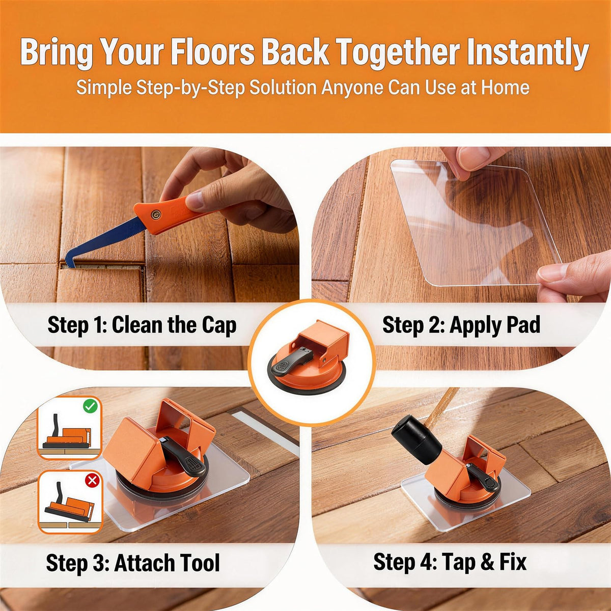 Twostubir adhesive pads improve grip on textured surfaces