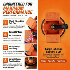 Twostubir floor gap fixer compatible with laminate, vinyl and engineered wood