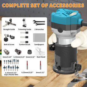 TwoWin TWOWIN Router Tool includes 15 bits and guides for complete tasks.