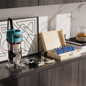 TwoWin Router Tool guides and wrenches included for setup