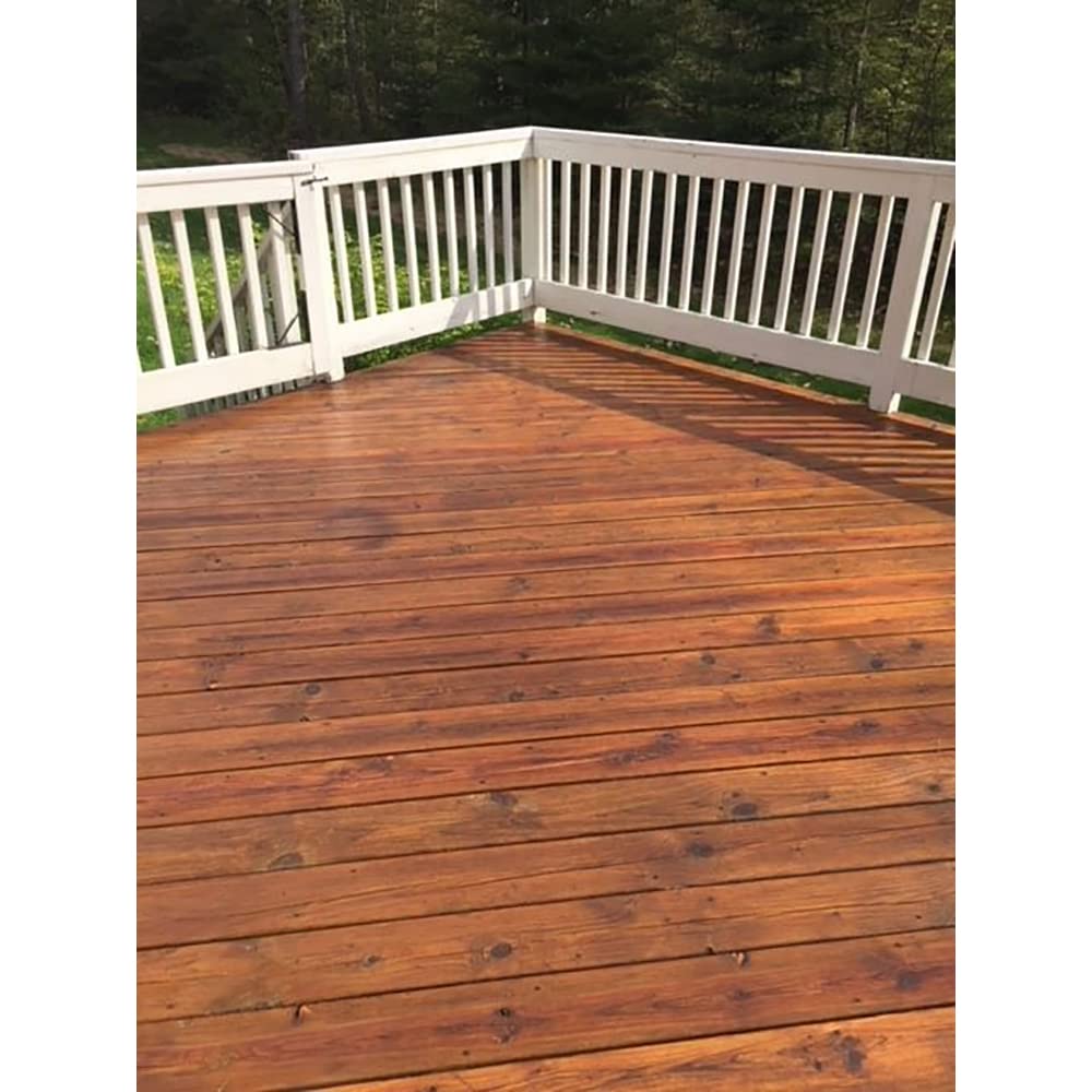 TWP 1501 Cedartone deck exterior wood protected against elements.