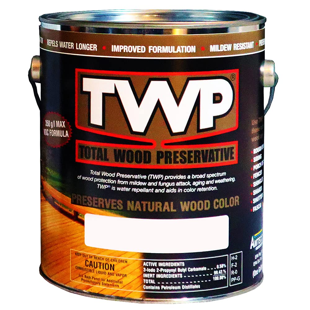 TWP 1501 Cedartone wood stain can for durable, low-VOC protection.