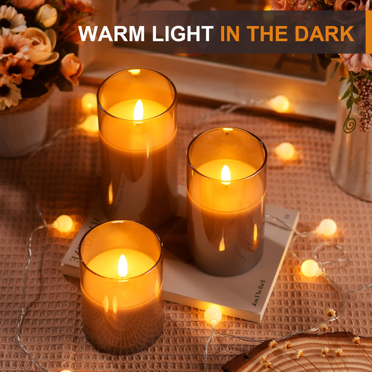 Tyawon candle timer function automates daily on/off