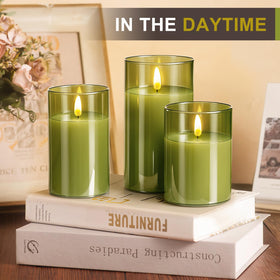 Tyawon real-wax-look flameless candles create warm, realistic ambience