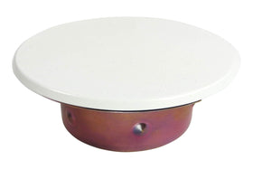 Tyco RFII white flat cover plate front view with clean lines