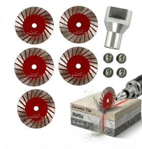 Tydlig mini diamond blade set for precise stone cuts