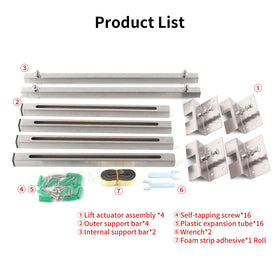 TYESTAND CPT-4 complete kit includes mounting hardware and manual