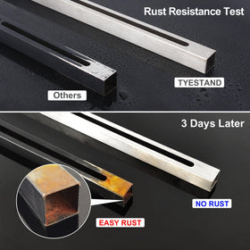 TYESTAND CPT-4 stainless steel construction resists rust and warping