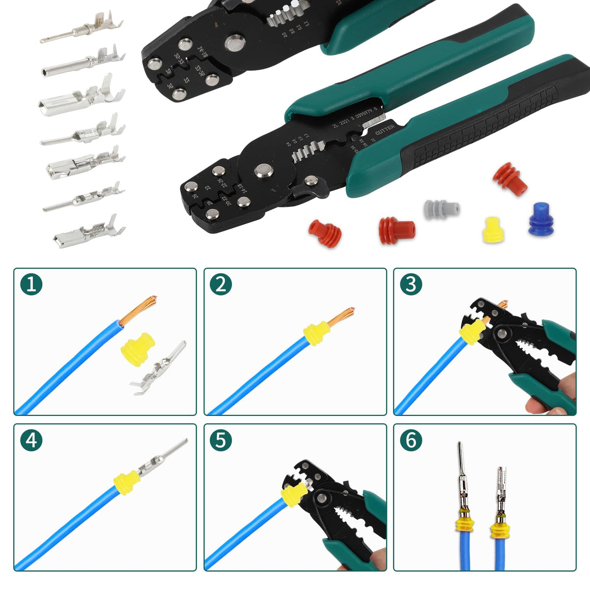 TYJ organized storage box keeps components accessible for faster wiring tasks.