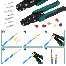TYJ organized storage box keeps components accessible for faster wiring tasks.