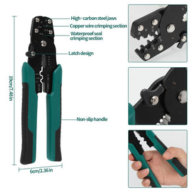 TYJ terminal pins assortment enabling reliable crimps and solder connections.