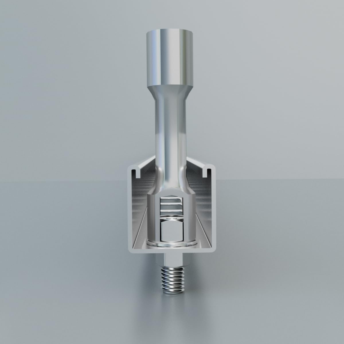 Typuzo socket in use with strut channel streamlines suspension assemblies.