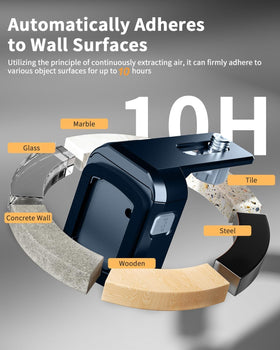 Tyrry electronic vacuum suction cup with strong hold.