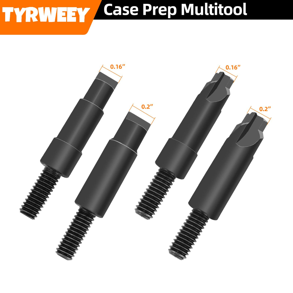TYRWEEY Case Prep Multitool supports calibers from .17 to .45 for versatile prepping
