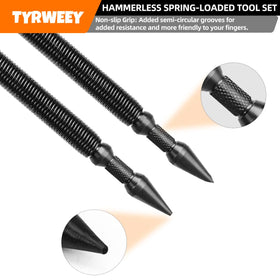 TYRWEey center punch dual-head 1/8 inch and 3/16 inch for centered marks on wood or metal.